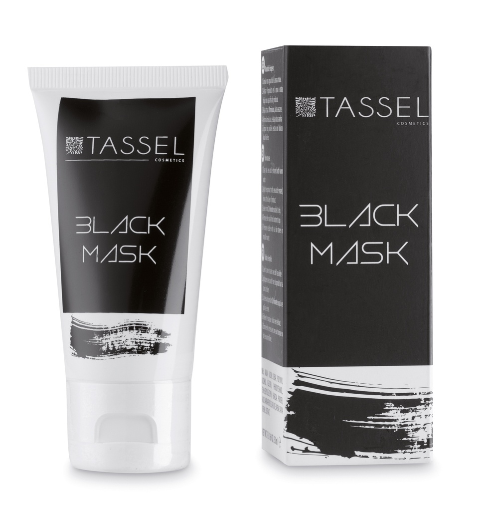 Mascarilla negra tassel